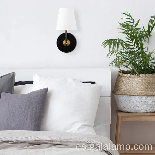 Lámpara de pared moderna y elegante para la decoración contemporánea del dormitorio